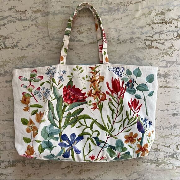 Floral Tote Reusable Shopping bag - Picture 8 of 8